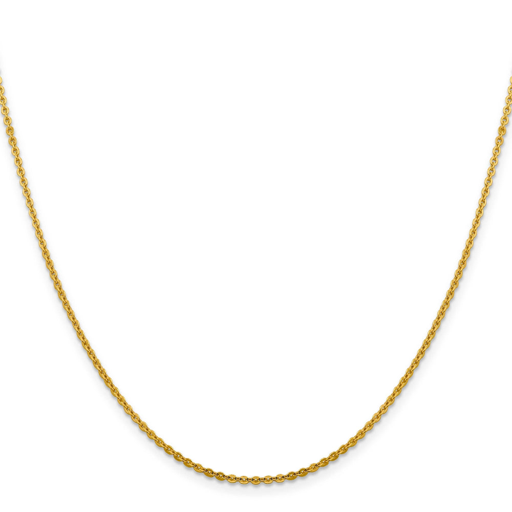 Lovely Rita's Chains Leslie 14k Yellow Gold 1.95 mm Flat Cable Chain