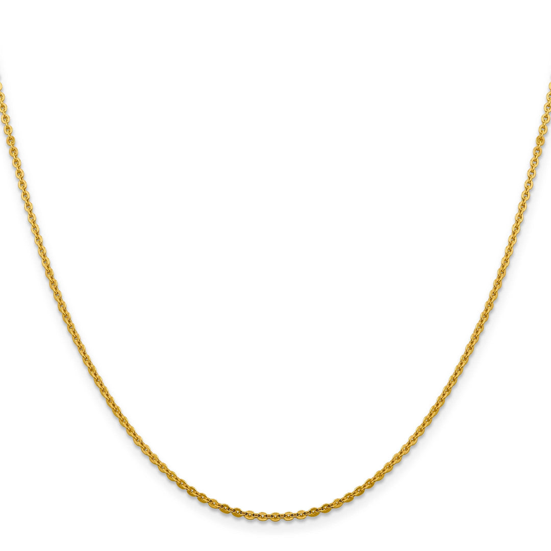 Lovely Rita's Chains Leslie 14k Yellow Gold 1.95 mm Flat Cable Chain
