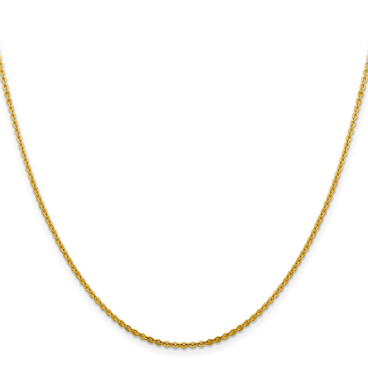 Lovely Rita's Chains Leslie 14k Yellow Gold 1.95 mm Flat Cable Chain