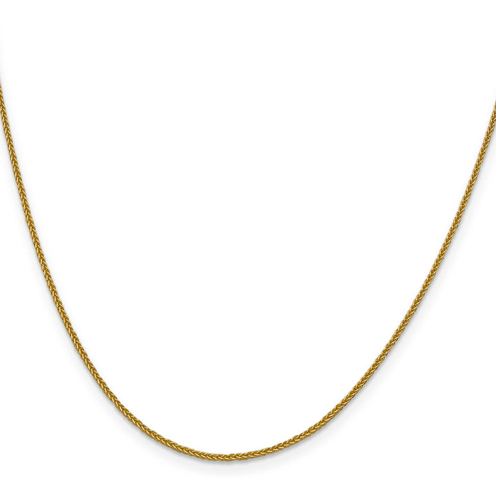 Lovely Rita's Chains Leslie 14k Yellow Gold 1 mm Quadra Wheat Chain