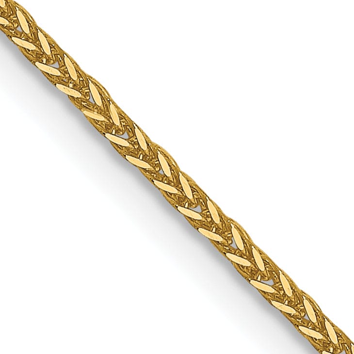 Lovely Rita's Chains Leslie 14k Yellow Gold 1 mm Quadra Wheat Chain