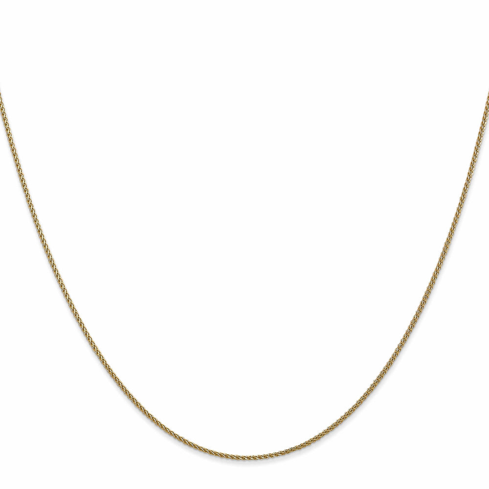 Lovely Rita's Chains Leslie 14k Yellow Gold 1m Solid D.C Spiga Chain
