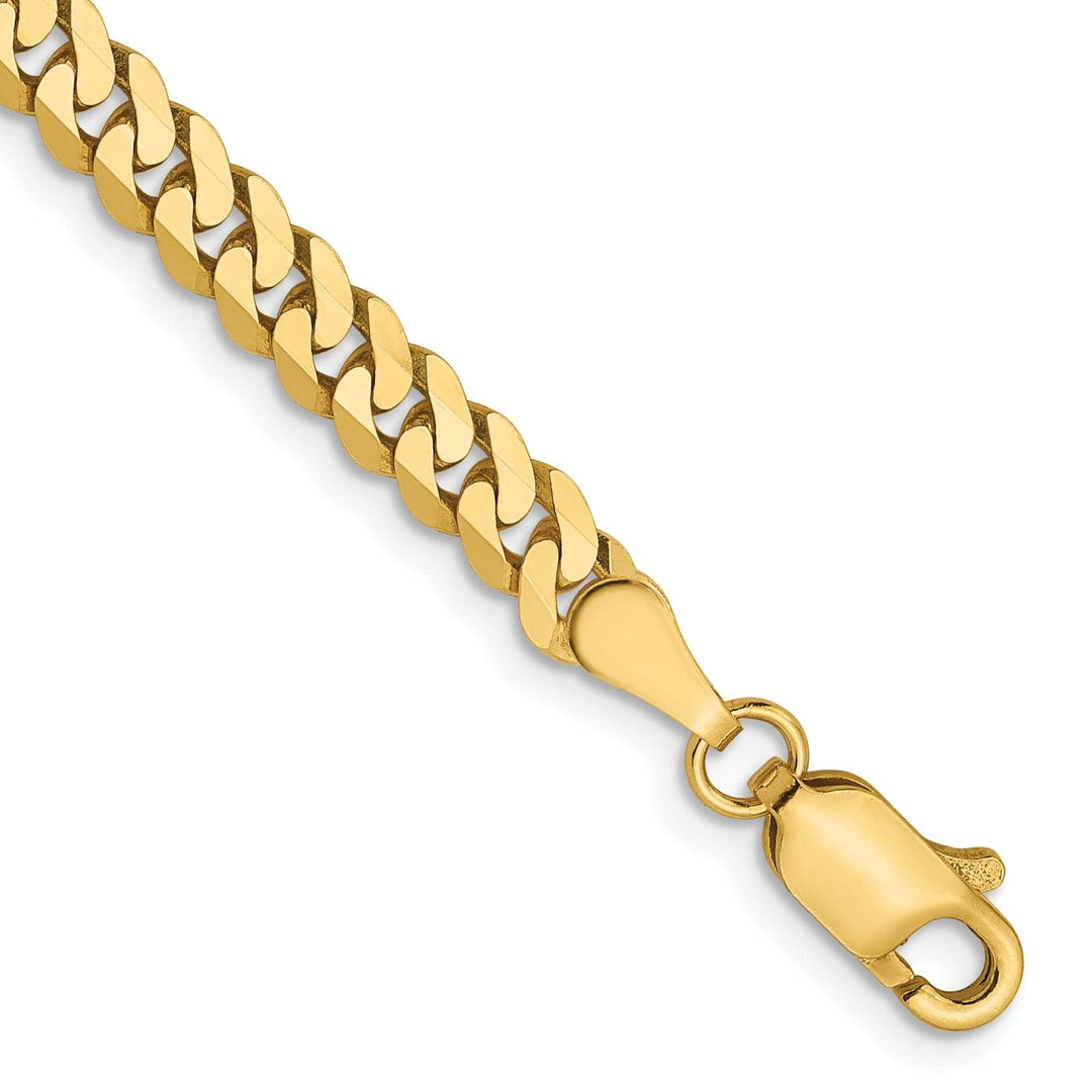 Lovely Rita's Chains Leslie 14k Yellow Gold 3.9mm Beveled Curb Chain