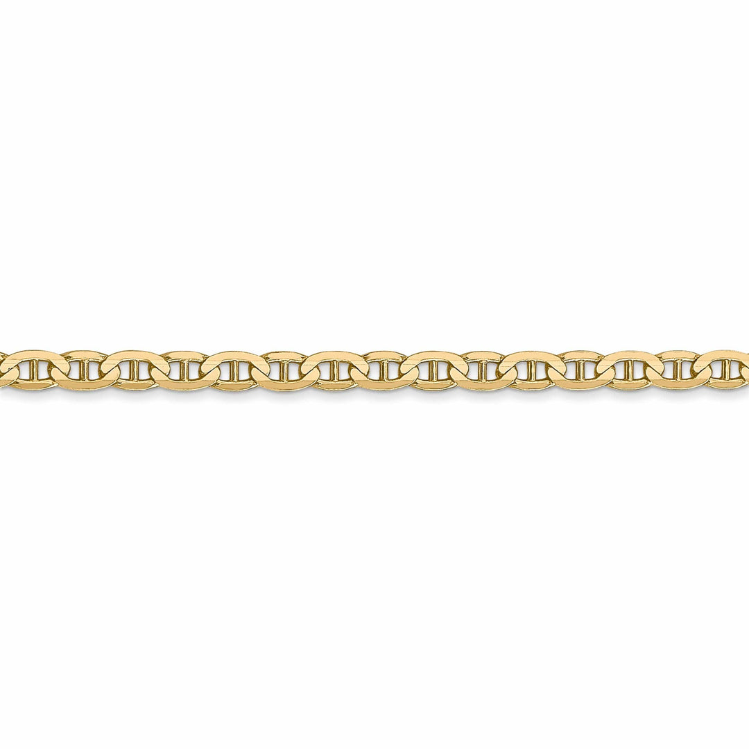 Lovely Rita's Chains Leslie 14k Yellow Gold 3mm Concave Anchor Chain