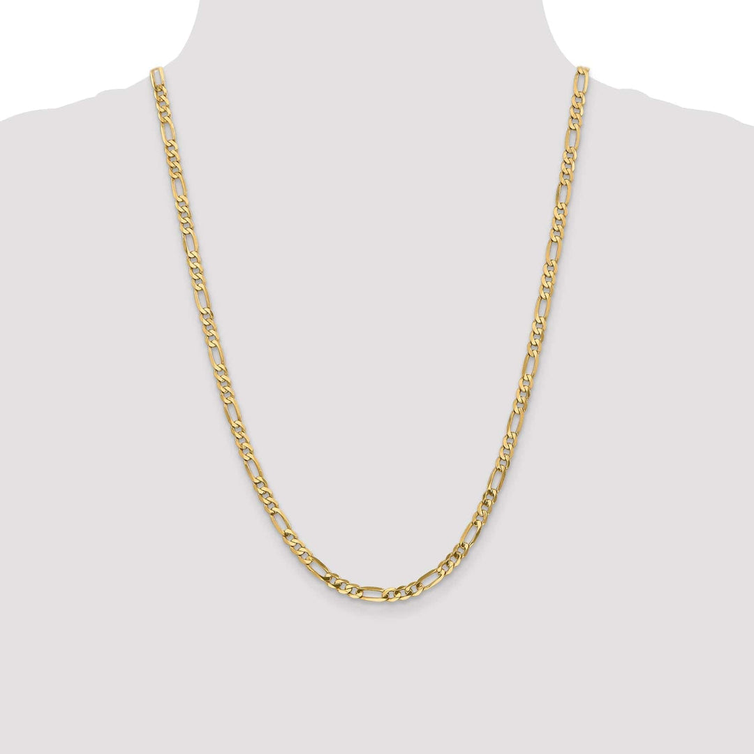 Lovely Rita's Chains Leslie 14k Yellow Gold 4.75mm Flat Figaro Chain