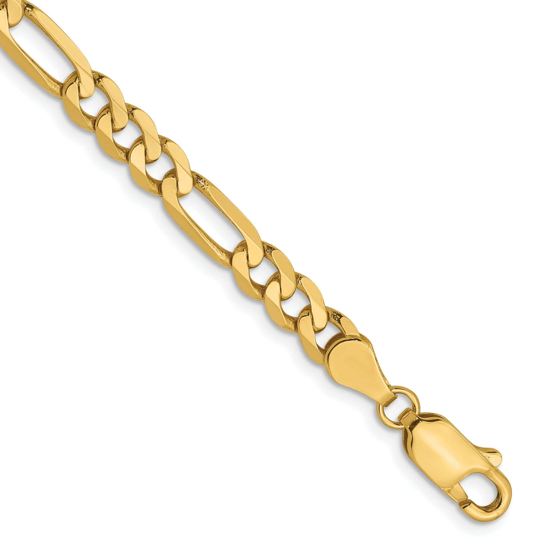 Lovely Rita's Chains Leslie 14k Yellow Gold 4.75mm Flat Figaro Chain