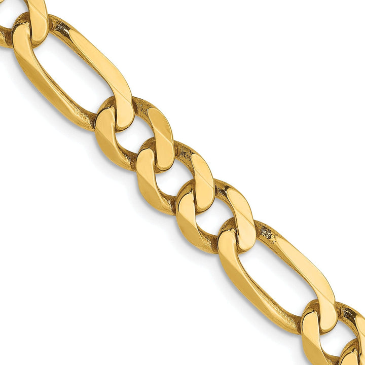 Lovely Rita's Chains Leslie 14k Yellow Gold 6.25mm Flat Figaro Chain