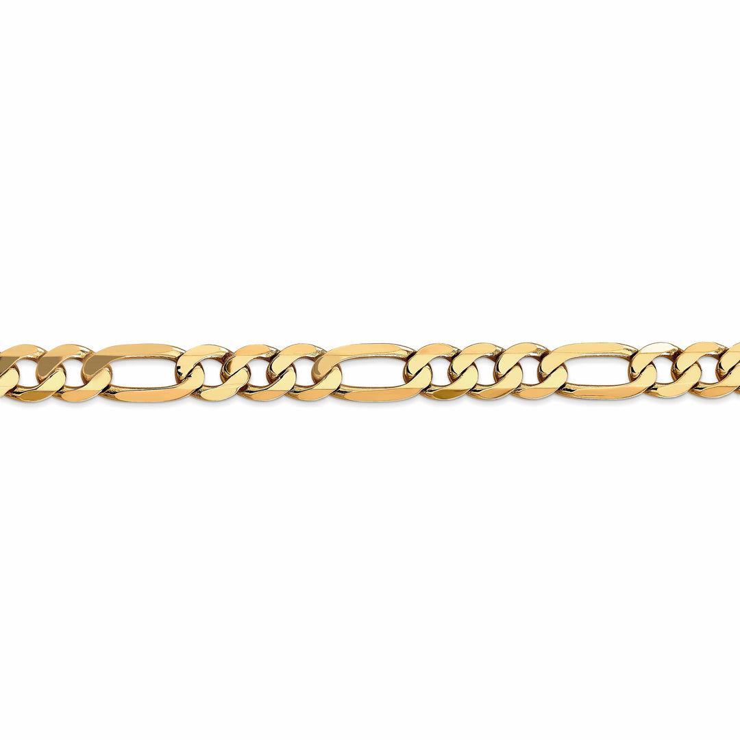 Lovely Rita's Chains Leslie 14k Yellow Gold 7.5mm Flat Figaro Chain