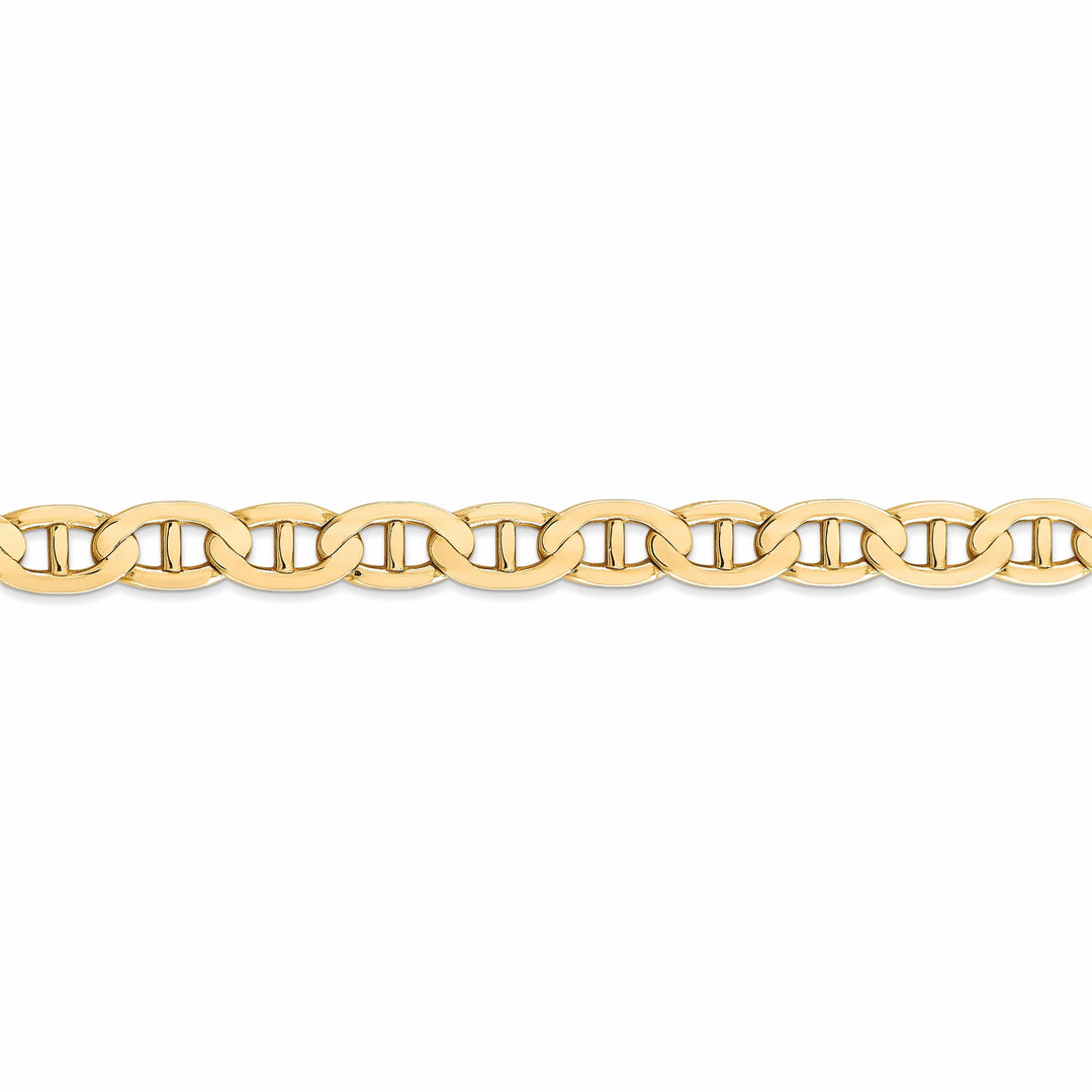 Lovely Rita's Chains Leslie 14k Yellow Gold 7m Concave Anchor Chain