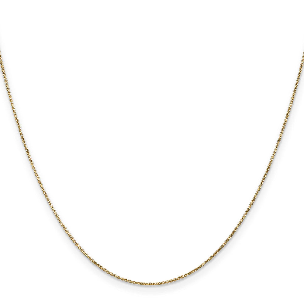 Lovely Rita's Chains Leslie 14k Yellow Gold .8 mm Round Cable Chain