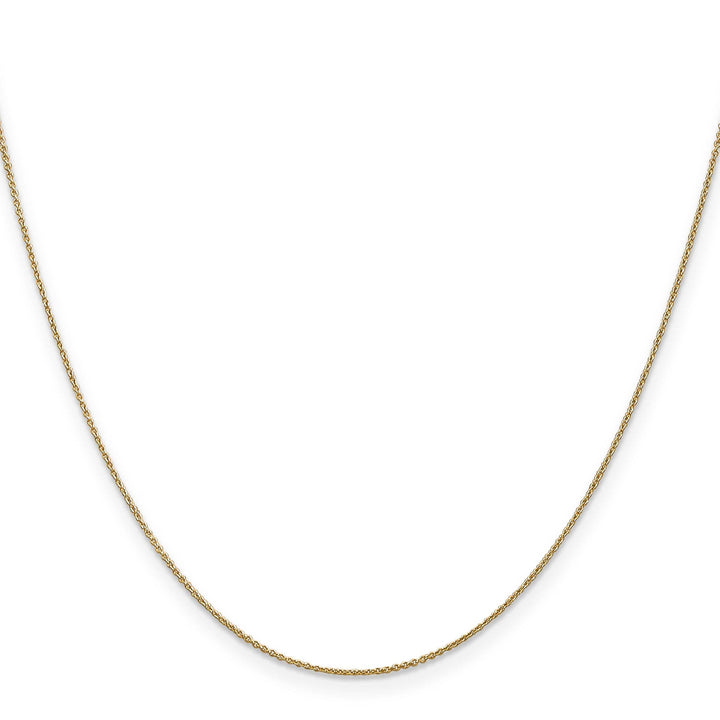 Lovely Rita's Chains Leslie 14k Yellow Gold .8 mm Round Cable Chain