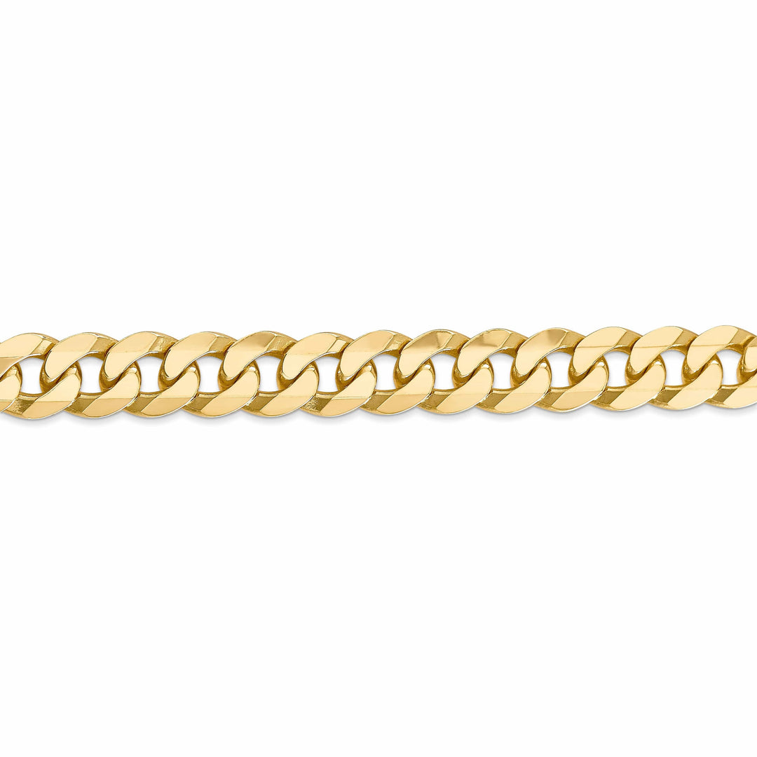 Lovely Rita's Chains Leslie 14k Yellow Gold 9.5mm Beveled Curb Chain