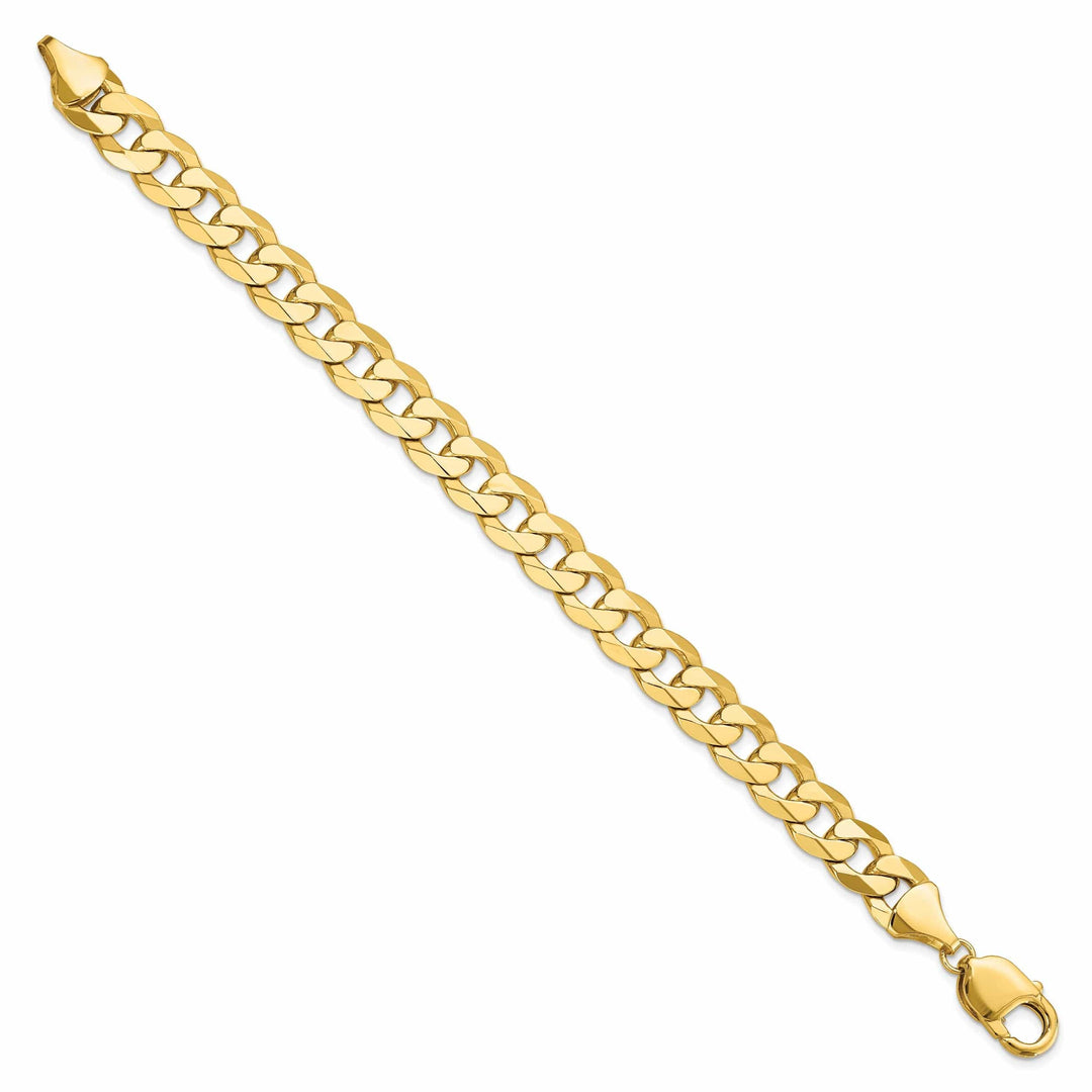 Lovely Rita's Chains Leslie 14k Yellow Gold 9.5mm Beveled Curb Chain
