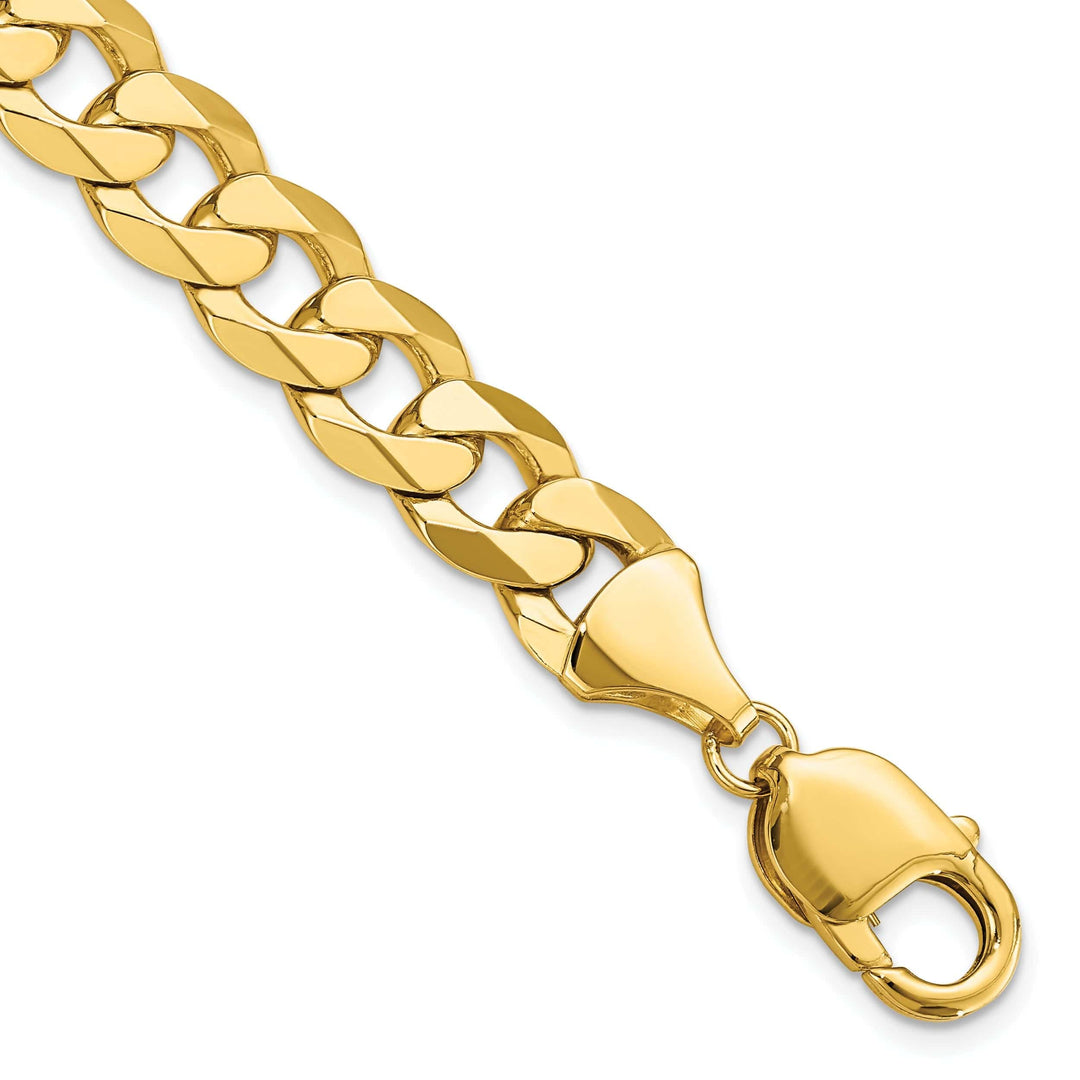 Lovely Rita's Chains Leslie 14k Yellow Gold 9.5mm Beveled Curb Chain