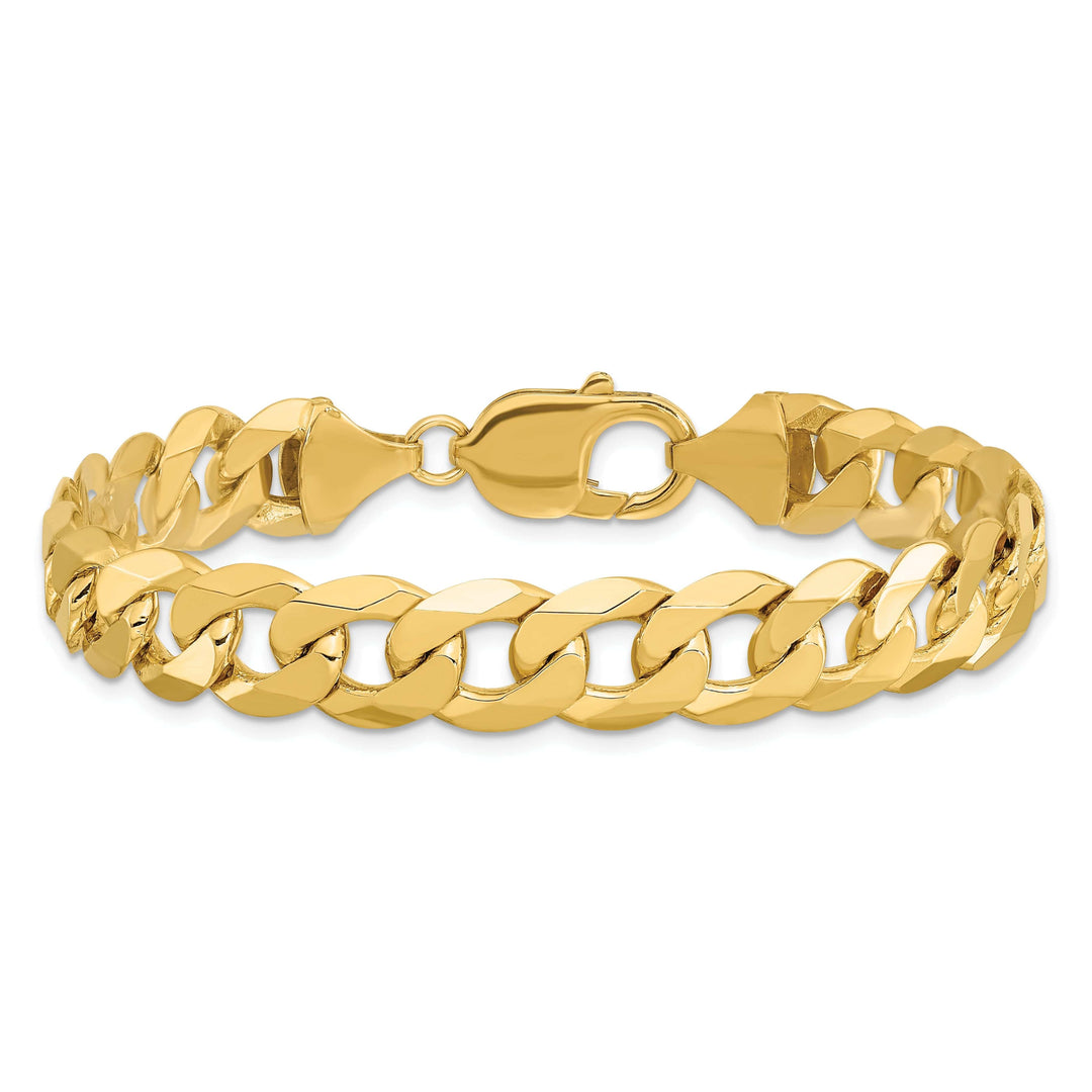 Lovely Rita's Chains Leslie 14k Yellow Gold 9.5mm Beveled Curb Chain