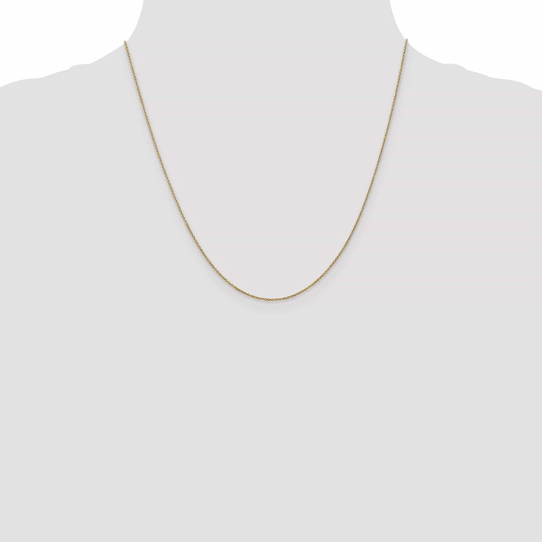 Lovely Rita's Chains Leslie 14k Yellow Gold .9 mm Round Cable Chain