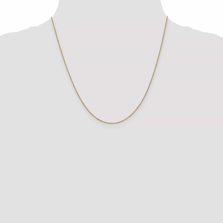 Lovely Rita's Chains Leslie 14k Yellow Gold .9 mm Round Cable Chain