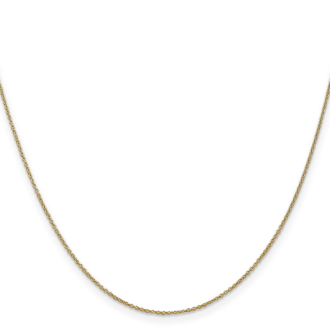 Lovely Rita's Chains Leslie 14k Yellow Gold .9 mm Round Cable Chain