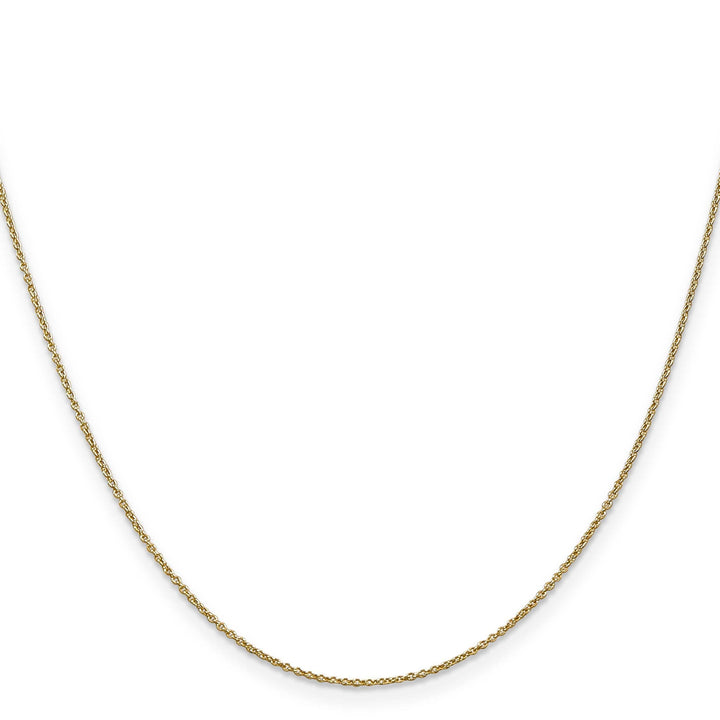 Lovely Rita's Chains Leslie 14k Yellow Gold .9 mm Round Cable Chain