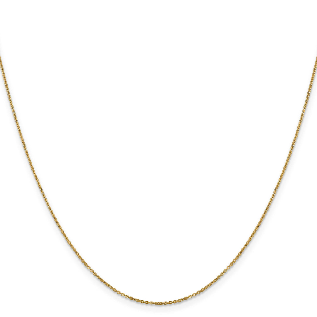 Lovely Rita's Chains Leslies 14k Yellow Gold 1.1 mm Flat Cable Chain