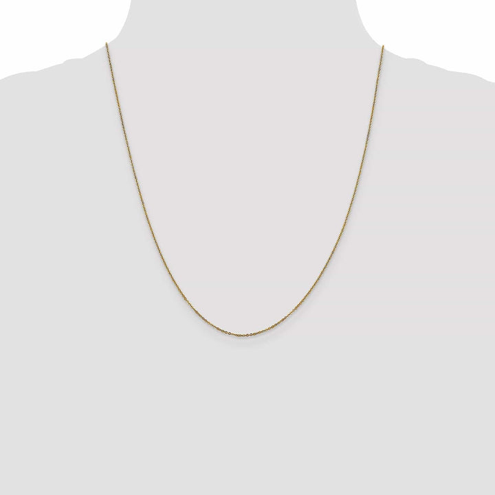 Lovely Rita's Chains Leslies 14k Yellow Gold 1.1 mm Flat Cable Chain