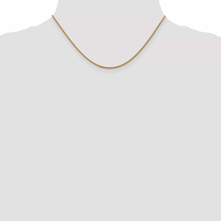 Lovely Rita's Chains Leslies 14k Yellow Gold 1.5mm Spiga Wheat Chain
