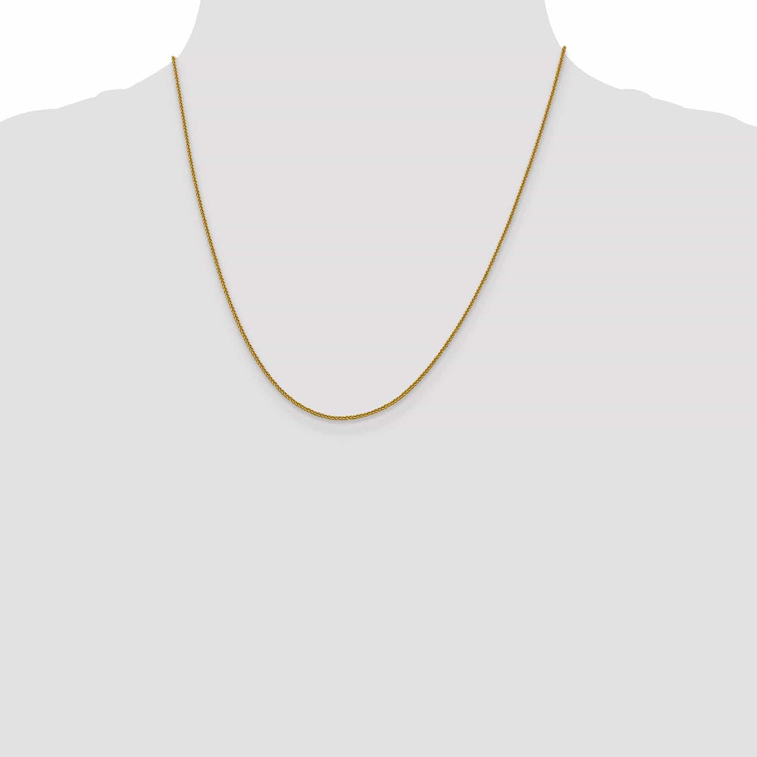 Lovely Rita's Chains Leslies 14k Yellow Gold 1 mm Quadra Wheat Chain