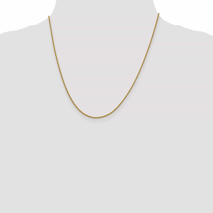 Lovely Rita's Chains Leslies 14k Yellow Gold 1 mm Quadra Wheat Chain