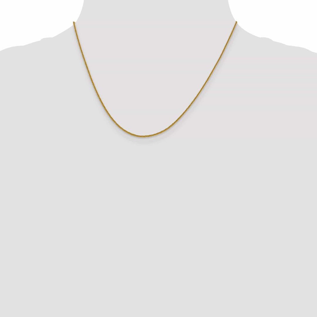 Lovely Rita's Chains Leslies 14k Yellow Gold 1 mm Quadra Wheat Chain