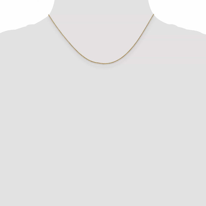 Lovely Rita's Chains Leslies 14k Yellow Gold .9 mm Round Cable Chain