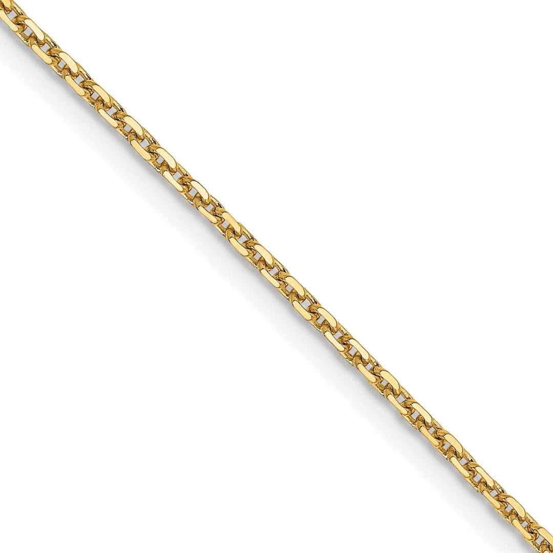 Lovely Rita's Chains Leslies 14k Yellow Gold Diamond Cut Cable Chain