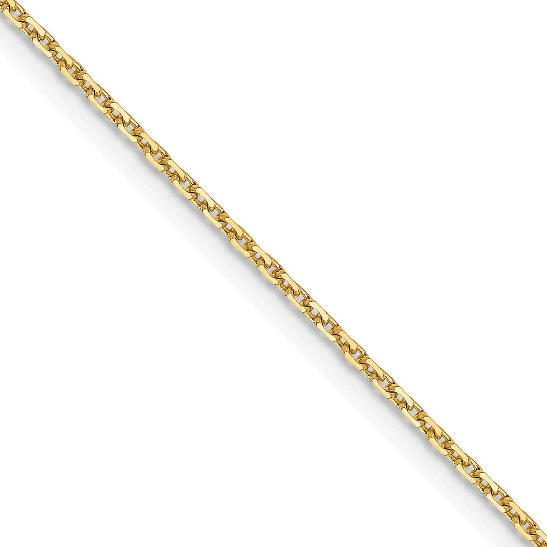 Lovely Rita's Chains Leslies 14k Yellow Gold Diamond Cut Cable Chain