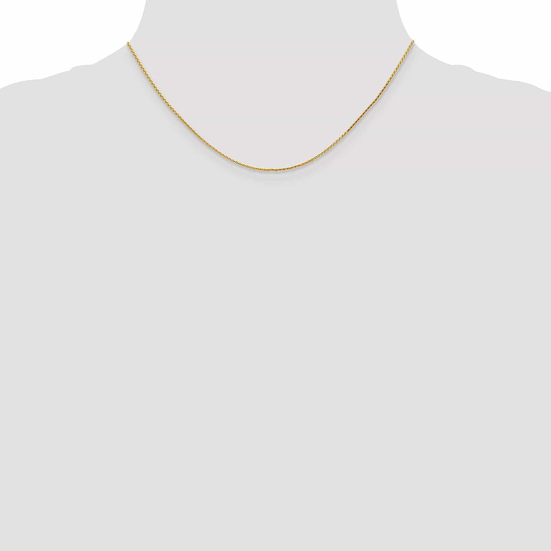 Lovely Rita's Chains Leslies 14k Yellow Gold Diamond Cut Wheat Chain