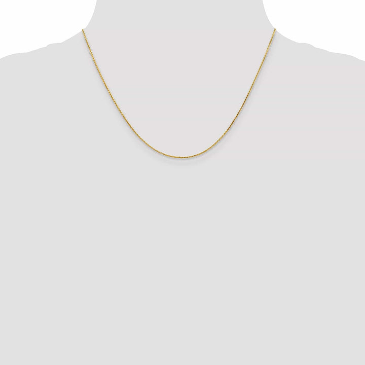 Lovely Rita's Chains Leslies 14k Yellow Gold Diamond Cut Wheat Chain