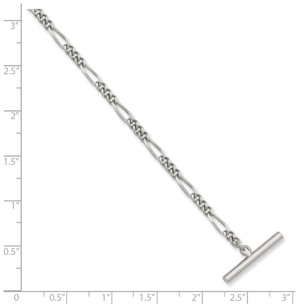 Kelly Waters Chains Rhodium Plated Figaro Tie Chain