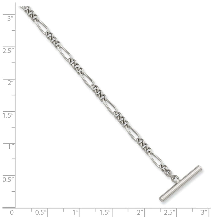 Kelly Waters Chains Rhodium Plated Figaro Tie Chain
