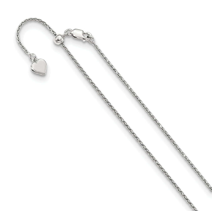 Lovely Rita's Chains Silver 1.1 m D.C 22 inch Adjustable Spiga Chain