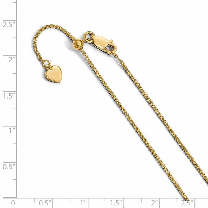 Lovely Rita's Chains Silver 1.2 m Gold-plated Adjustable Wheat Chain