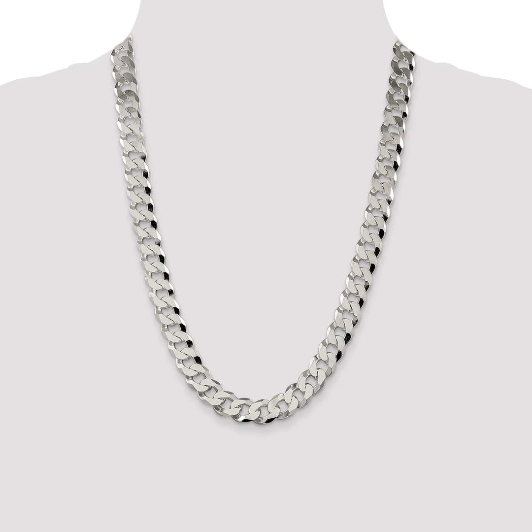 Lovely Rita's Chains Silver 12.30-mm Solid Beveled Link Curb Chain