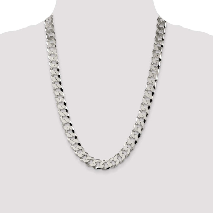Lovely Rita's Chains Silver 12.30-mm Solid Beveled Link Curb Chain
