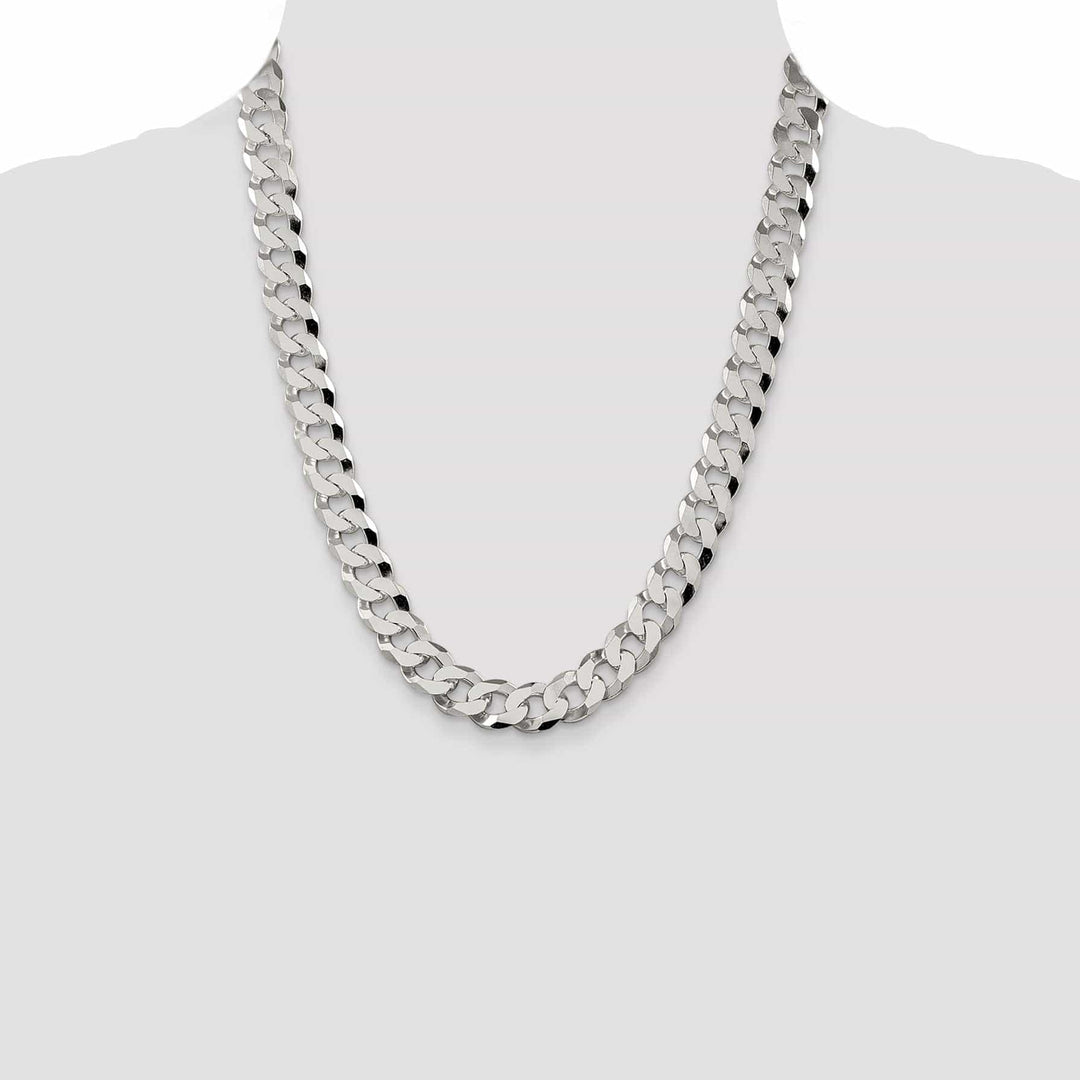 Lovely Rita's Chains Silver 12.30-mm Solid Beveled Link Curb Chain