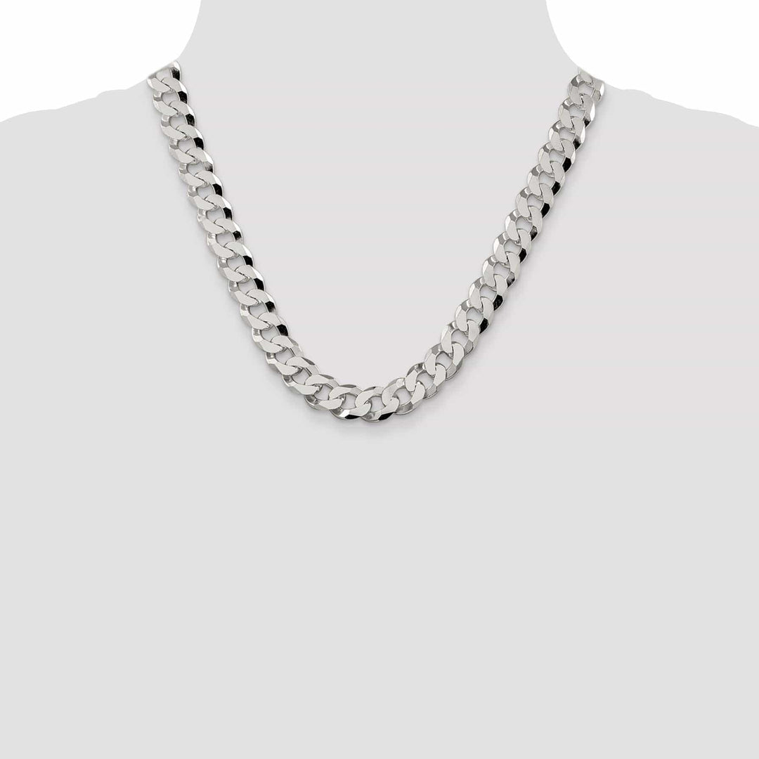 Lovely Rita's Chains Silver 12.30-mm Solid Beveled Link Curb Chain