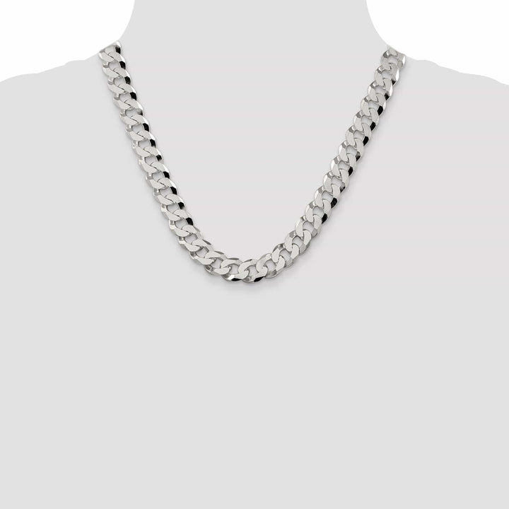Lovely Rita's Chains Silver 12.30-mm Solid Beveled Link Curb Chain