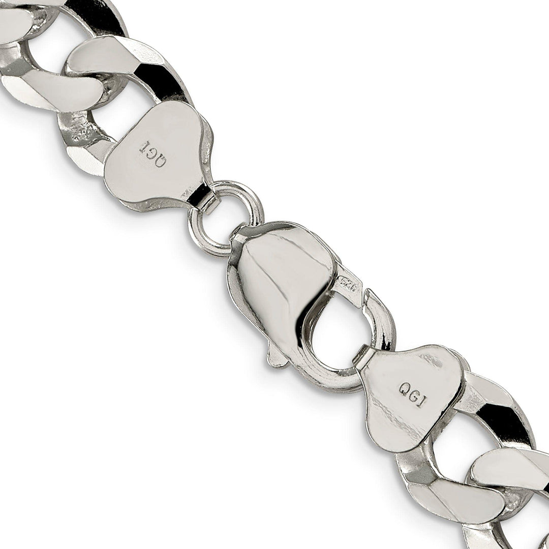 Lovely Rita's Chains Silver 12.30-mm Solid Beveled Link Curb Chain