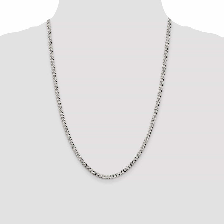 Lovely Rita's Chains Silver 4.00-mm Solid Beveled Link Curb Chain