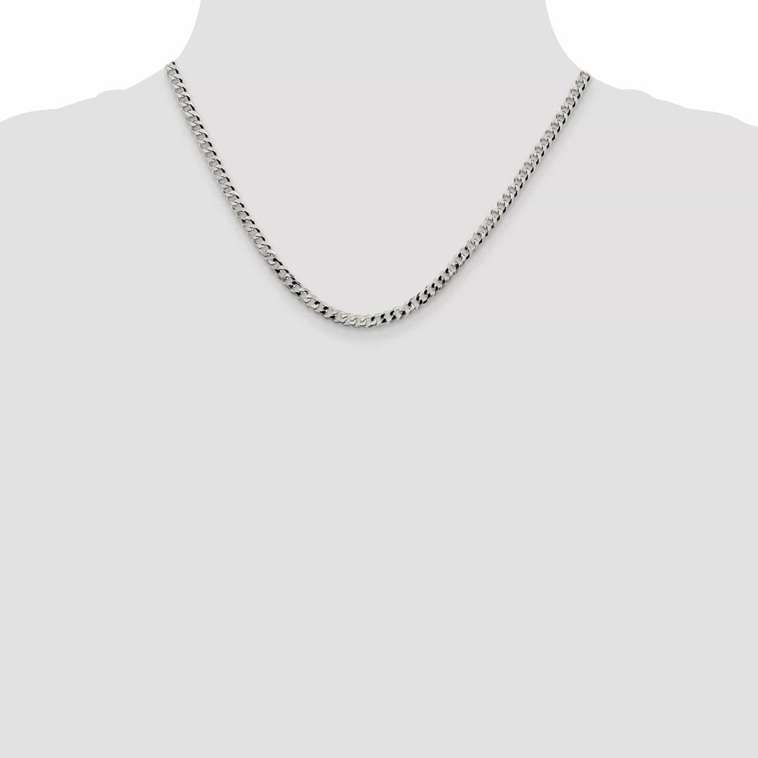Lovely Rita's Chains Silver 4.00-mm Solid Beveled Link Curb Chain