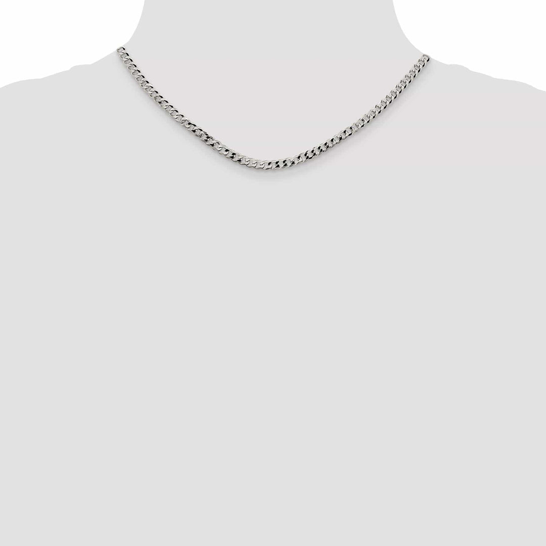 Lovely Rita's Chains Silver 4.00-mm Solid Beveled Link Curb Chain