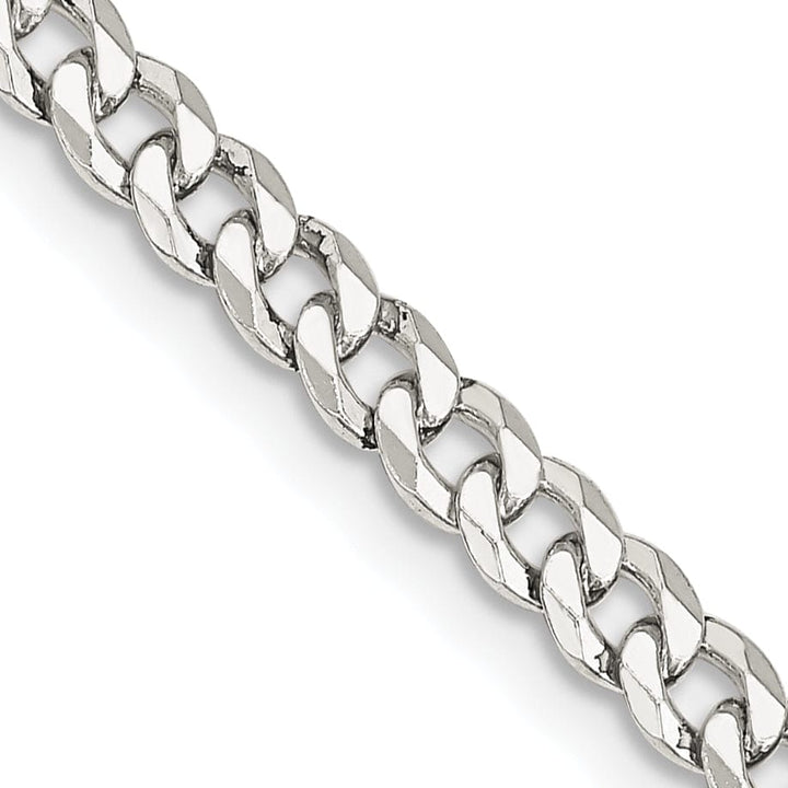 Lovely Rita's Chains Silver 4.00-mm Solid Beveled Link Curb Chain
