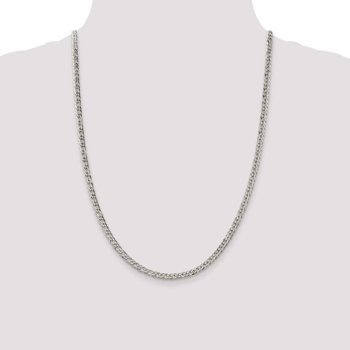 Lovely Rita's Chains Silver 4.25-mm Double 6 Side Flat Fancy Chain