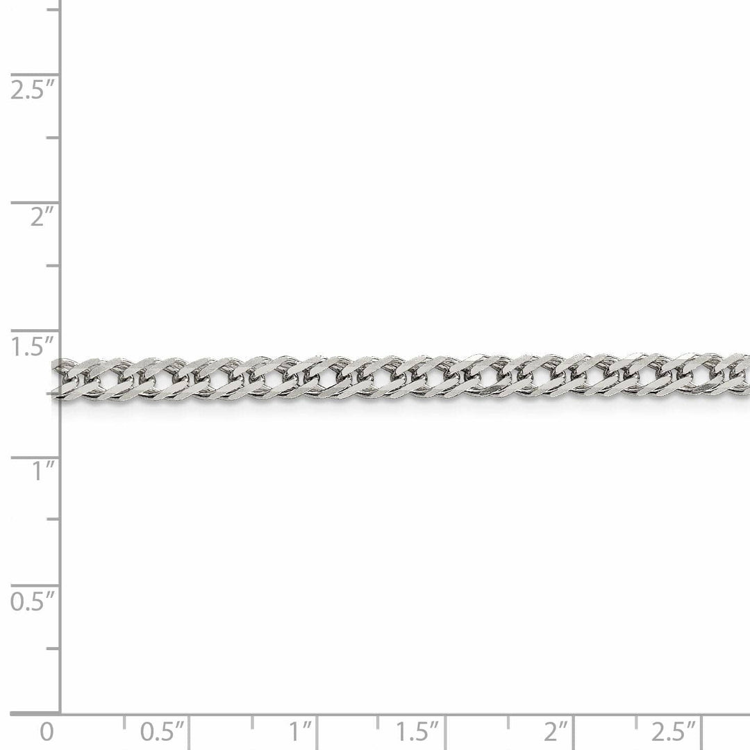Lovely Rita's Chains Silver 4.25-mm Double 6 Side Flat Fancy Chain